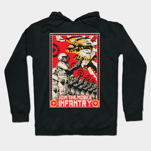 Join The Mobile Infantry Hoodie by Daletheskater